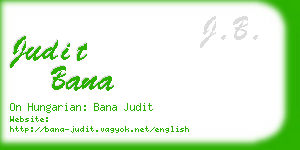 judit bana business card